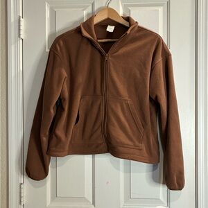 Avia Chocolate Brown Zip-Up Sweatshirt